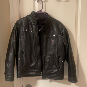 U.S polo assasin leather jacket
